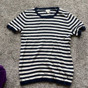 Lightweight cotton sweater material perfect for a cooler summer day.